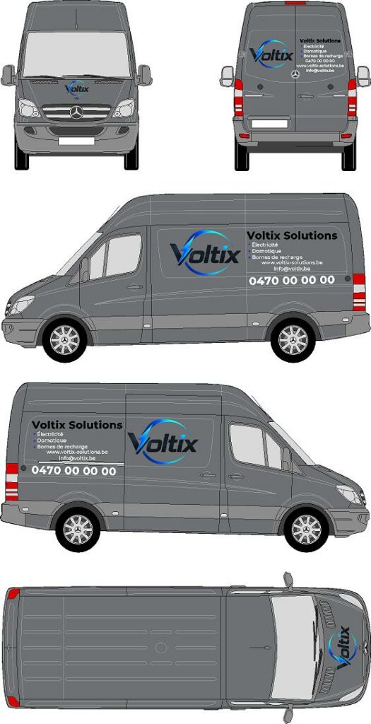 Exemple de lettrage véhicule – Pack Pro ADLCOM